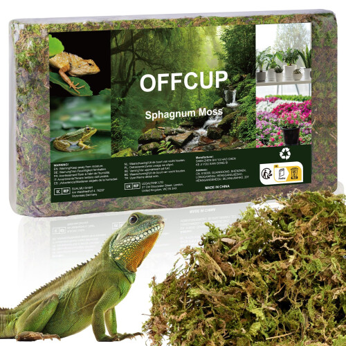 OFFCUP Natural Moss, 150g Dried Forest Moss for Maintain Humidity, Ter