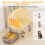 Devoko 90L Self cleaning cat litter tray,APP Control,9 safety sensors, 3