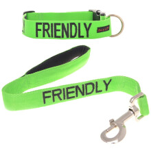 FRIENDLY (Known as Friendly to all) Green Colour Coded S-M L-XL Dog Co