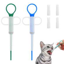 2 Pcs Cat Pill Popper Syringe Dog Cat Tablet Dispenser Plunger Dog Pil