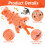 Audasi Cute Interactive Dog Toy, Floppy Lobster Funny Interactive Cat 2
