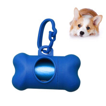 ZENVALY Dog Poop Bag Dispenser, Portable Waste Bags Holder With Leash