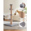 Trintion Cat Scratching Post 74cm Foldable Bottom Tall Cat Claw Scratc 2