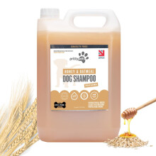 Oatmeal Dog Shampoo PRITTY PETS 5 LITRE Oatmeal Shampoo for Dogs - Pro