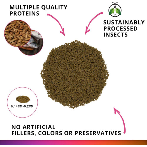 Fluval Fluval Bug Bites Colour Enhancing Fish Food, 125 g 1