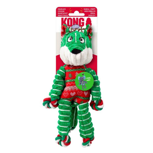 KONG KONG Holiday Floppy Knots Fox Small/Medium