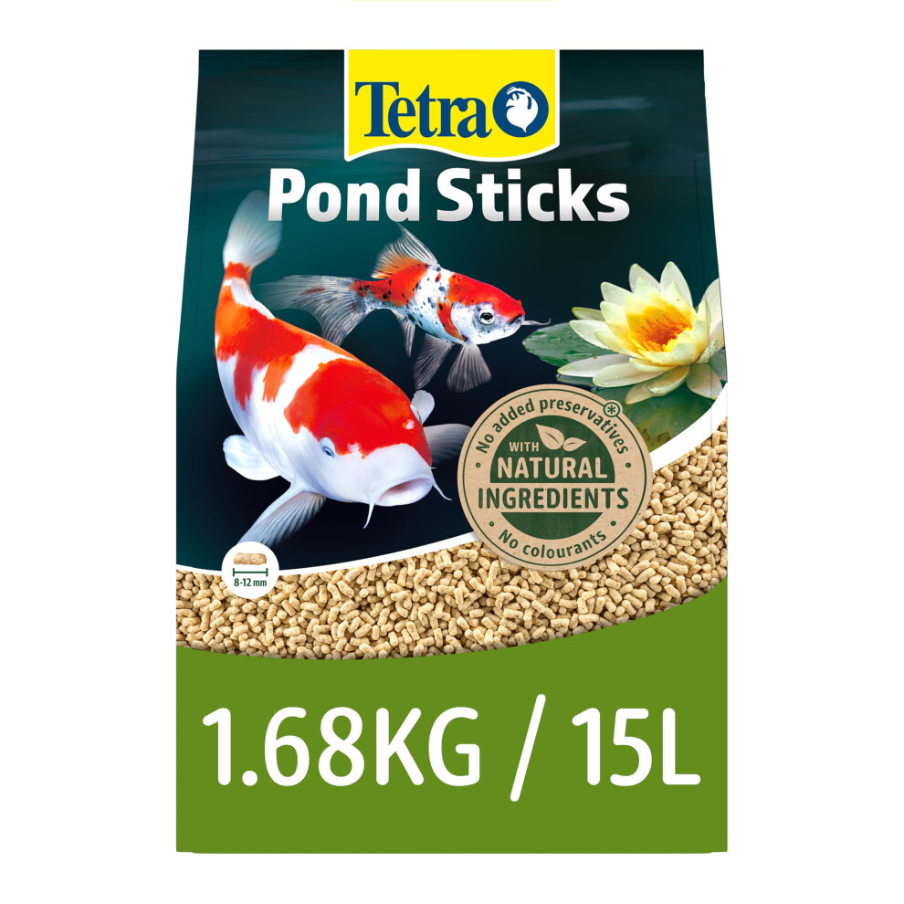 Tetra Pond Fish Food Sticks 1.68Kg - Biologically Balanced For Pond Fi