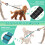 Nasjac Double Dog Leash Coupler, No Tangle Split Lead for Walking 2 Pe 3