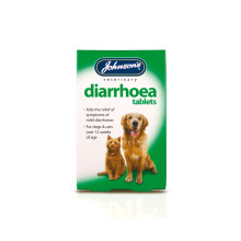 Johnsons Vet Diarrhoea Tablets, Pack of 12, clear