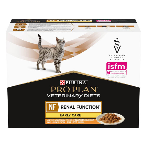 Purina PRO PLAN VETERINARY DIETS NF Renal Function Wet Cat Food Chicken 10x85