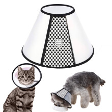 WYFCR Pet Cone Recovery, Large Dog Adjustable Elizabeth Recovery Prote
