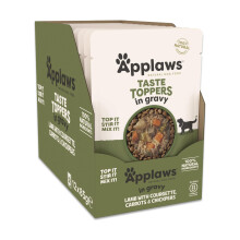 Applaws Natural Wet Dog Food Pouch, Grain Free Lamb with Vegetables in