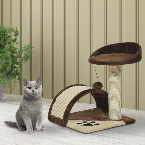 PawHut PawHut Cat Tree Scratching Scratcher Post Kitten Activity Centre Climb 1