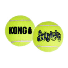 KONG - Squeakair Balls - Dog Toy Premium Squeak Tennis Balls, Gentle o