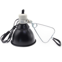 hisunfarm Reptile Pet Heat Lamp Holder Lampshade with Clip for UVA/UVB