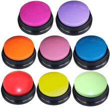 FRQNTKPA 8 Color Voice Recording Button, Dog Buttons for Communication
