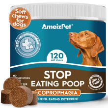 AmeizPet No Poo Treats for Dogs Stop Stool Eating Dog, Coprophagia Det