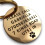 Deeply Engraved Brass Pet ID Tags - Personalised Dog Tags for Pets Eng 1