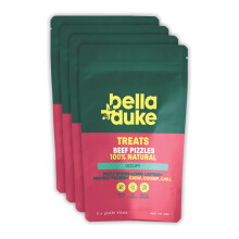 Bella+Duke Beef Pizzles for Dogs 4 Pack - Natural Alternative to Denta