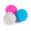 Ancol Ancol Small Bite Vinyl 6 Ball Assorted, 4.5 cm, clear 1