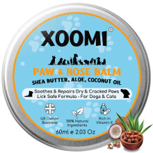 XOOMI Paw & Nose Balm for Dogs & Cats 60ml, Natural Paw Wax with Shea