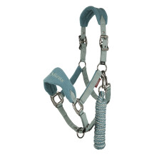 Vogue Fleece Headcollar - Halter & Leadrope Sage X-Full