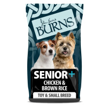 Burns Natural Nutrition Senior + Complete Dry Dog Food For Toy and Sma