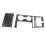 Car Console Gear Shift Box Panel Frame Cover Trim Water Cup Stick Trim for  K5 2020- 4
