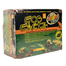 Zoo Med Eco Earth - Natural Substrate in Coconut Fiber for terrariums