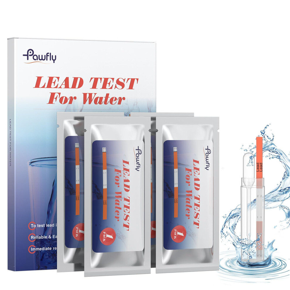 Pawfly Lead Test Kit For Water Lead In Drinking Water Test Kit 10-Minu