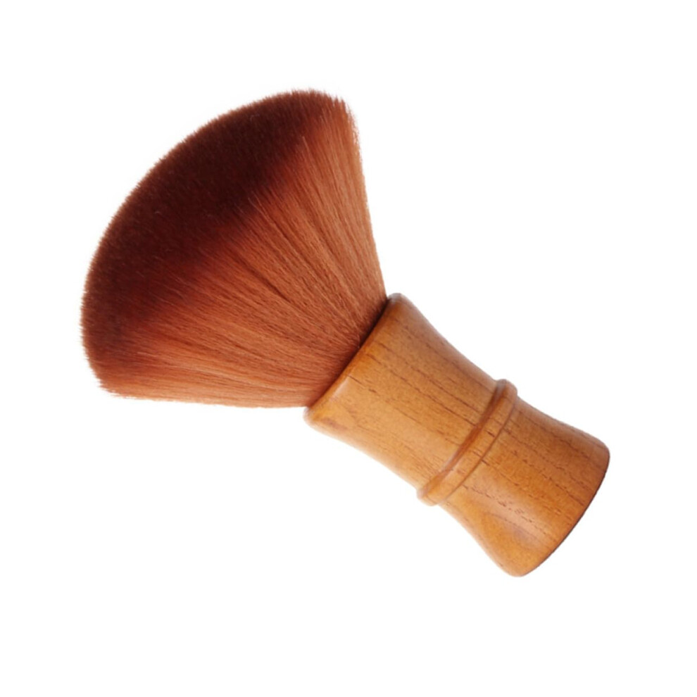 Barber Neck Duster Brush with Long Bushy Bristles for Easy Hair Removal, Salon and Home Use