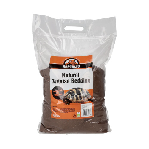 Reptalis Tortoise Bedding | Natural Substrate for Hermanns, Horsfields 2