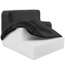 Dog Steps for Bed 34x40x30cm, 3-Steps High Density Foam Dog Stairs wit