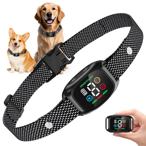 LYtech Bark Collar, Smart Dog Bark Collar for Large Medium Small Dogs