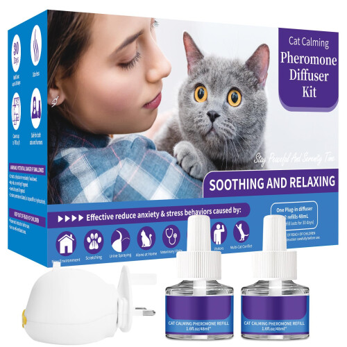 Banydoll Cat Pheromone Diffuser - Calming Plug-in for Relaxation, Cat
