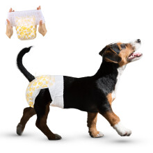 Flying Paws Dog Nappies Female,15 Count XS Pull-On Disposable Dog Diap