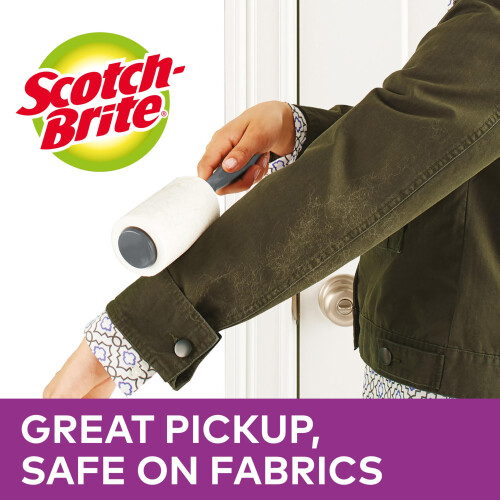Scotch-Brite Pet Extra Sticky Lint Roller, 48 sheets - Designed for Pe 1