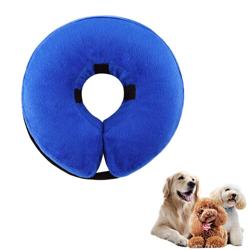 THAIN Soft Dog Recovery Protective Collar After Surgery-Cone Inflatabl