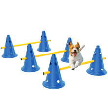 PawHut Dog Agility Equipment Set, Portable Pet Jump Training Kit for S