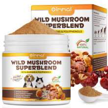 Mushroom Powder for Dogs, Wild Mushroom Supplement for Cats, Dog Multi