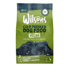 Wilsons - Vegan Cold Pressed Dry Dog Food, Wheat Free, High Protein, D