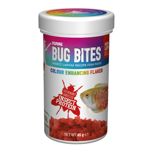 Fluval Fluval Bug Bites Colour Enhancing Flakes 45 g