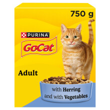 GO-CAT Herring with Vegetables Dry Cat Food 750g (Pack of 5)