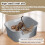 Pawsayes Top Open Cat Litter Tray with High Sided and Low Threshold En 2