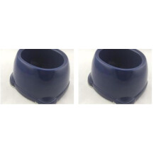 Moderna Spaniel Bowl, Blueberry (Pack of 2) - Dog Feeding Bowl for Med