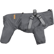 BT Bear Dog Harness Raincoat,Adjustable 4 Legs Dog Jacket with Harness