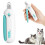 AABDTYYD Cat Nail Clipper with Adjustable 3-Size Trimming Hole Hidden 1