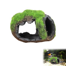 Bansusu 1PCS Barrel Aquarium Decorations Resin Fish Tank Ornaments Bro