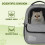 Pecute Pecute Cat Carrier Backpack, Breathable Pet Carrier With Multi-entranc 3