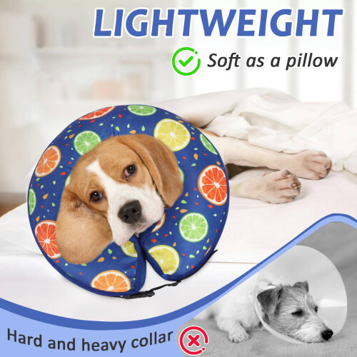 Niuoppy Inflatable Dog Collar for After Surgery, Protective Inflatable 1